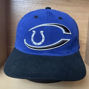 Vintage Indianapolis Colts NFL Game Day Strapback Hat Cap 90s